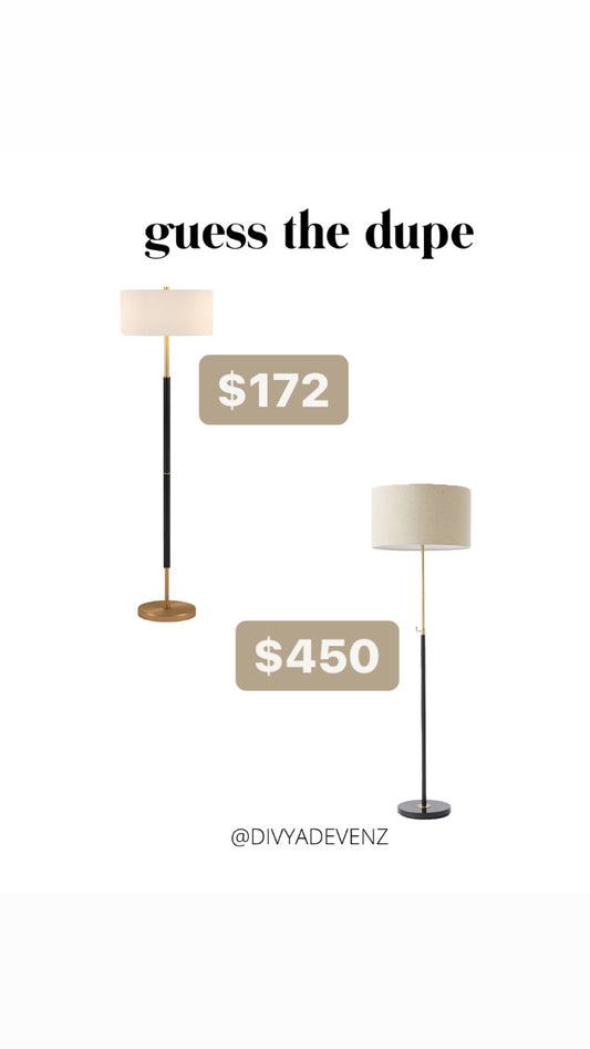 Dupe West Elm Telescoping Adjustable Floor Lamp