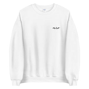 Open image in slideshow, mrs embroidered unisex crewneck
