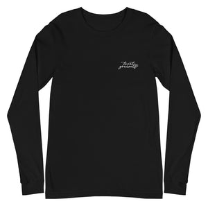 Open image in slideshow, treat yourself embroidered long sleeve
