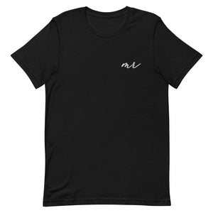 Open image in slideshow, mr embroidered unisex tee
