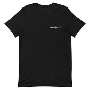 Open image in slideshow, nearlywed embroidered unisex tee
