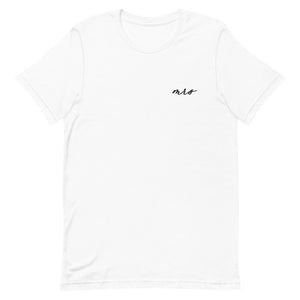 Open image in slideshow, mrs embroidered unisex tee
